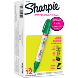 Sharpie® Paint Marker Oil Based Medium Green Ink - Pkg Qty 12 2107620