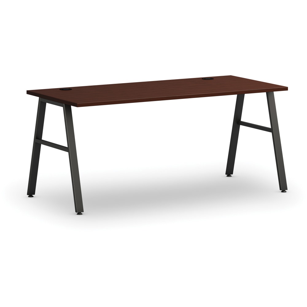 HON Mod Collection Worksurface 30inW A-leg Support - 30in - Finish: Black MPN:LPLLEG30ABLK