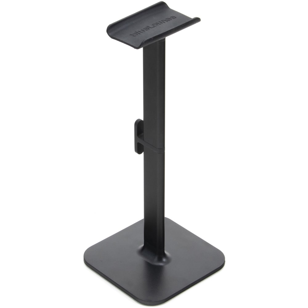 Bluelounge Posto 2.0 Headphone Stand - 10in Height x 4in Width - Desktop, Desk - Aircraft Aluminum, Plastic - Black (Min Order Qty 5) MPN:BLUPO2BL