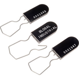 GoVets™ Padlock Seal With Wire Hasp Black 1000/Pack 485BK670