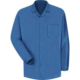 Red Kap® Unisex ESD/Anti-Static Counter Jacket Electronic Blue Polyester/Nylon M KK26BLRGM