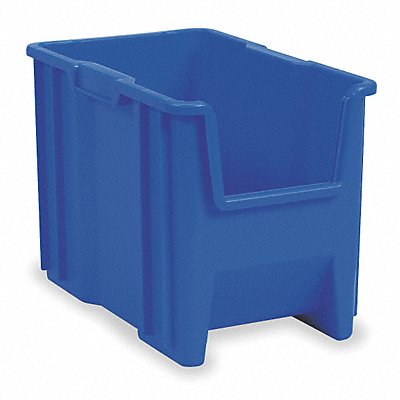 F8813 Stacking Bin Blue Plastic 12 1/2 in MPN:13014BLUE