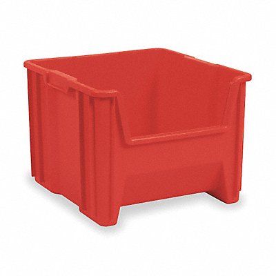 F8826 Stacking Bin Red Plastic 12 1/2 in MPN:13018RED