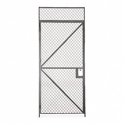 Wire Partition Hinged Door 4 ft x 10 ft MPN:HS7 410R CYL