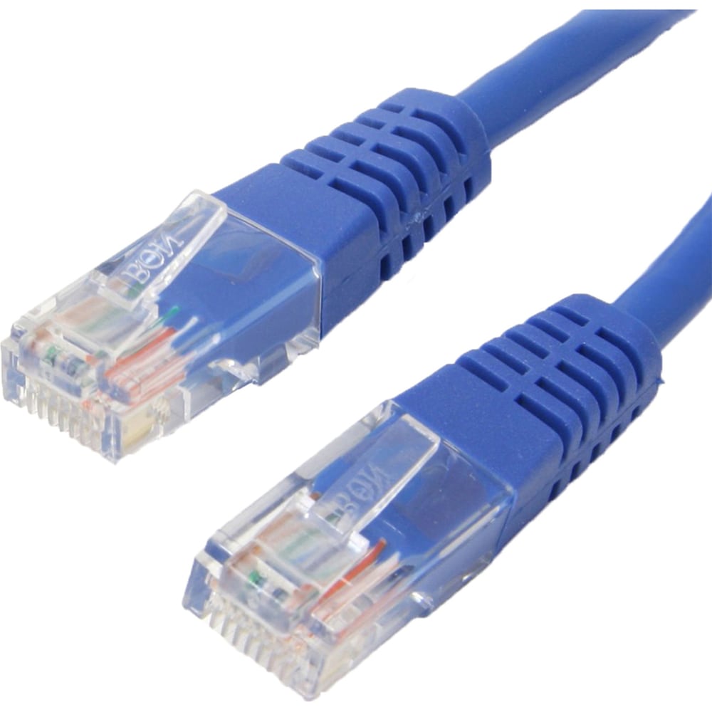 4XEM 25FT Cat6 Molded RJ45 UTP Ethernet Patch Cable (Blue) - 25 ft Category 6 Network Cable for Network Device, Notebook, Computer, Router, Switch, Gaming Console - First End: 1 x RJ-45 Network - Male - Second End: 1 x RJ-45 Network - (Min Order Qty 6) MP