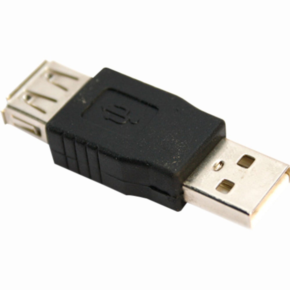 4XEM USB 2.0 Female To Male Adapter - 1 Pack - 1 x 4-pin Type A USB 2.0 USB Female - 1 x 4-pin Type A USB 2.0 USB Male - Black (Min Order Qty 13) MPN:4XUSBAFM