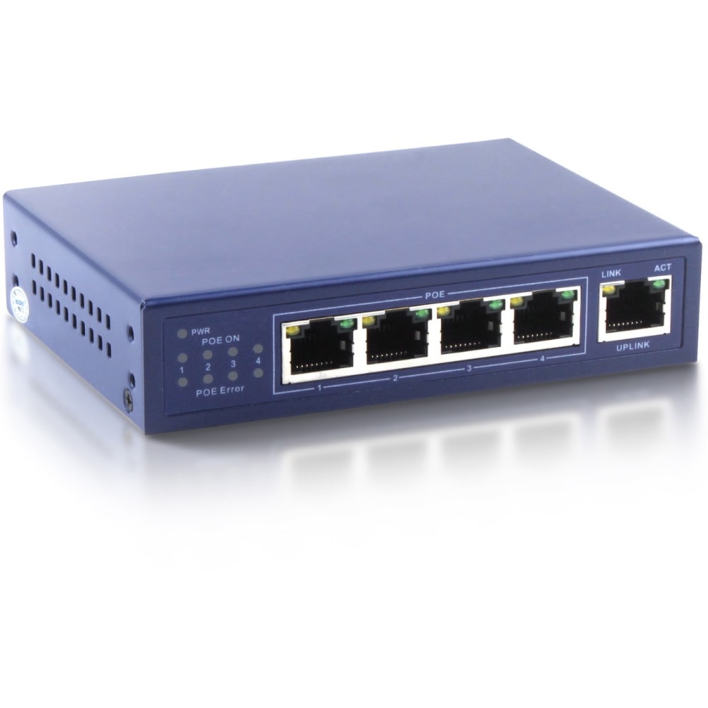 4XEM 4-Port PoE 10/100Mbps Ethernet Switch 1.0 Gbps bandwidth 744K packet forward rate MPN:4XLS5004P