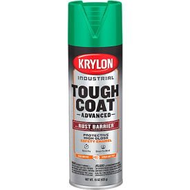 Krylon® Tough Coat Advance  Spray Paint w/ Rust Barrier Technology 20 oz. Gloss Safety Green - Pkg Qty 6 K00339008