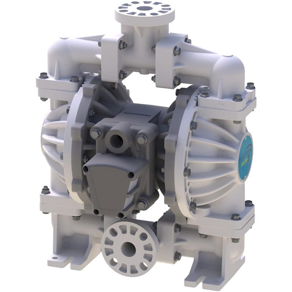 Air-Operated Diaphragm Pumps, Maximum Flow Rate (Gpm - 2 Decimals): 63.00 , Maximum Working Pressure: 125.000 , Thread Type: Flange , Inlet Size: 1in  MPN:SPE10BPPR0RP000