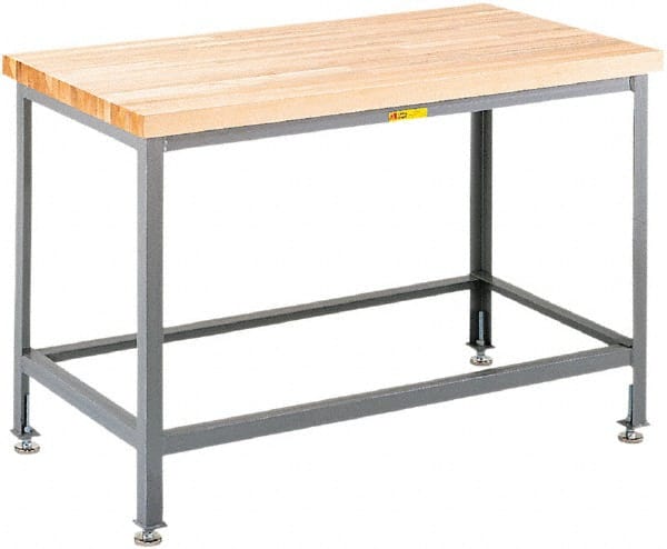 Butcher Block Top Table: Gray MPN:WT-2448-LL