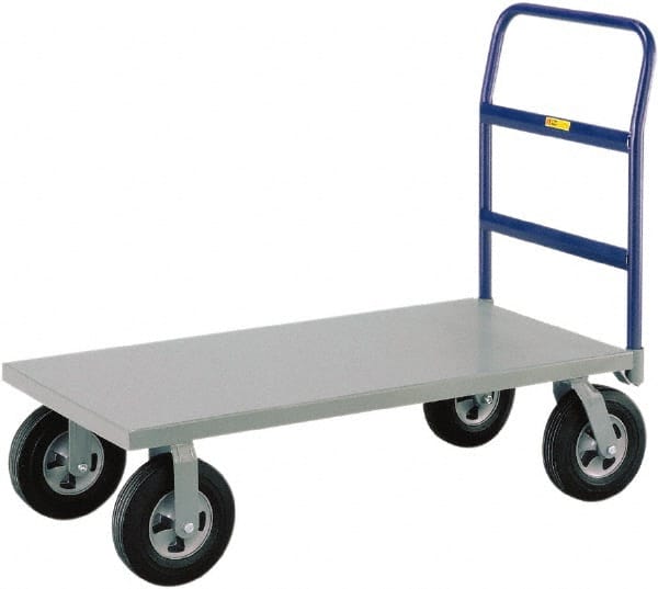 Platform Truck: 1,500 lb Capacity, Steel Deck, 30