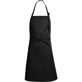 Chef Designs TT30BK2434 Premium Bib Apron Black 24