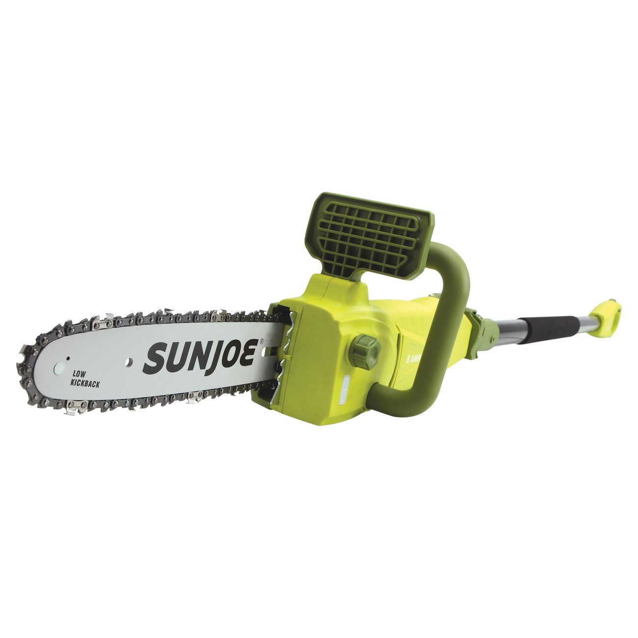 Sun Joe SWJ807E 2-in-1 Electric Convertible Pole Chainsaw | 10-inch | 8-Amp