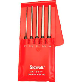 Starrett 51186 S248PC Drive Pin Punch Set S248PC