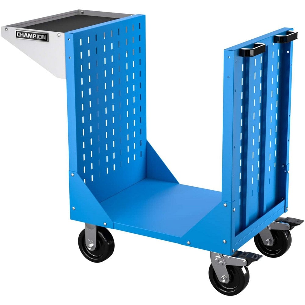 CNC Storage Carts, Style: CAT, HSK:Caputo , Taper Size: CAT30 , Tool Type: CAT, HSK, CAPTO , Caster Type: Swivel, Fixed , Color: Bright Blue  MPN:NCTC-BB