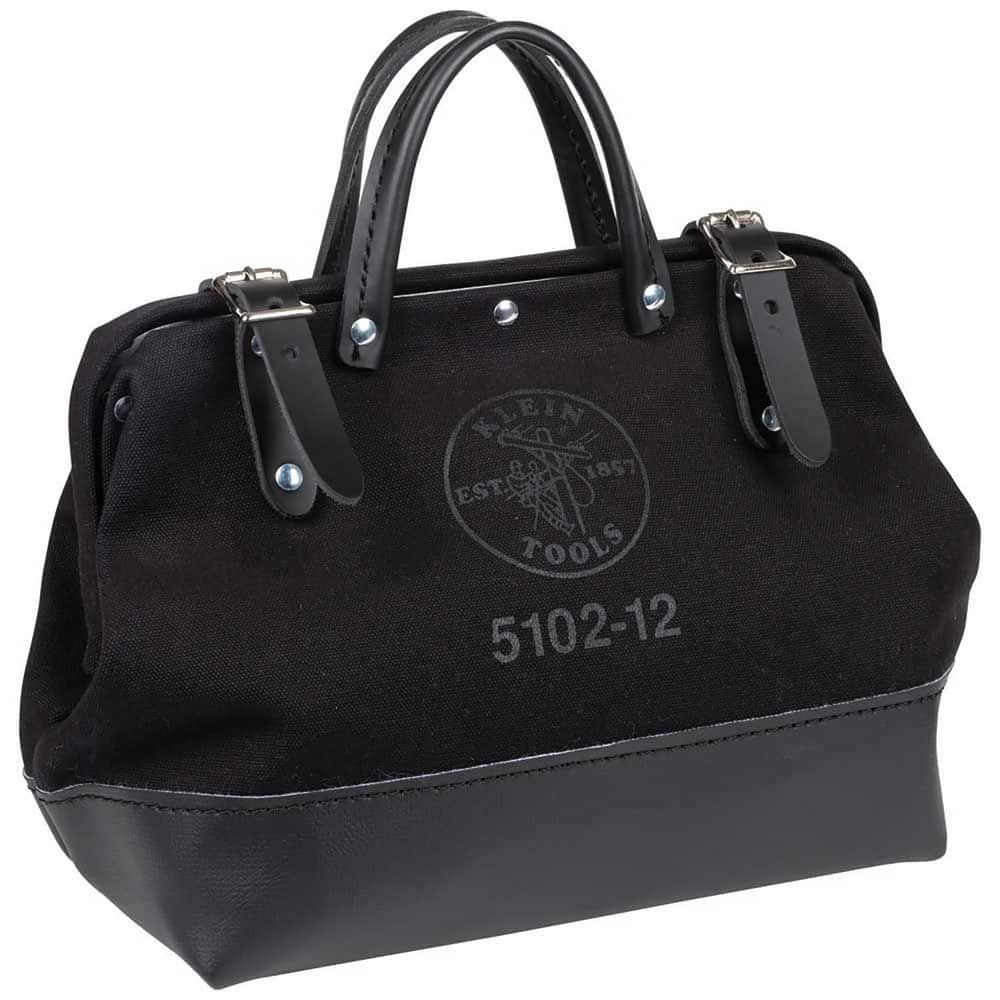 Tool Bags & Tool Totes, Holder Type: Tool Bag , Closure Type: Buckle , Material: Canvas , Overall Width: 6 , Overall Depth: 12in  MPN:510212BLK