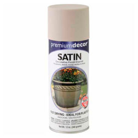 Premium Dcor Satin Enamel 12 oz. Aerosol Can Almond - 319373 319373