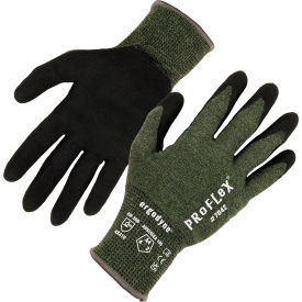 Ergodyne® Proflex 7072 Cut Resistant Gloves Nitrile Coated ANSI A4 L Green 1 Pair 10344