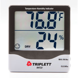 Triplett Humidity & Temperature Indicator 10 to 99RH 32 to 122°F RHT22