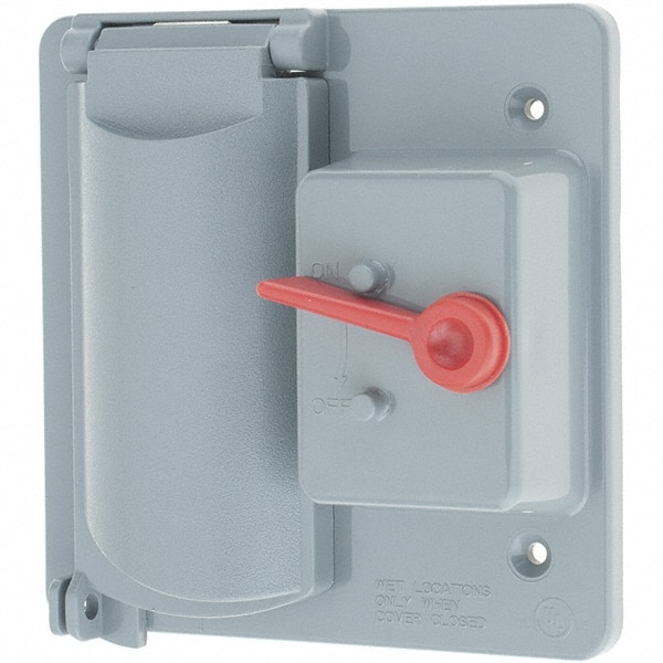 Device Electrical Box Cover: Polycarbonate MPN:WP2V-GY