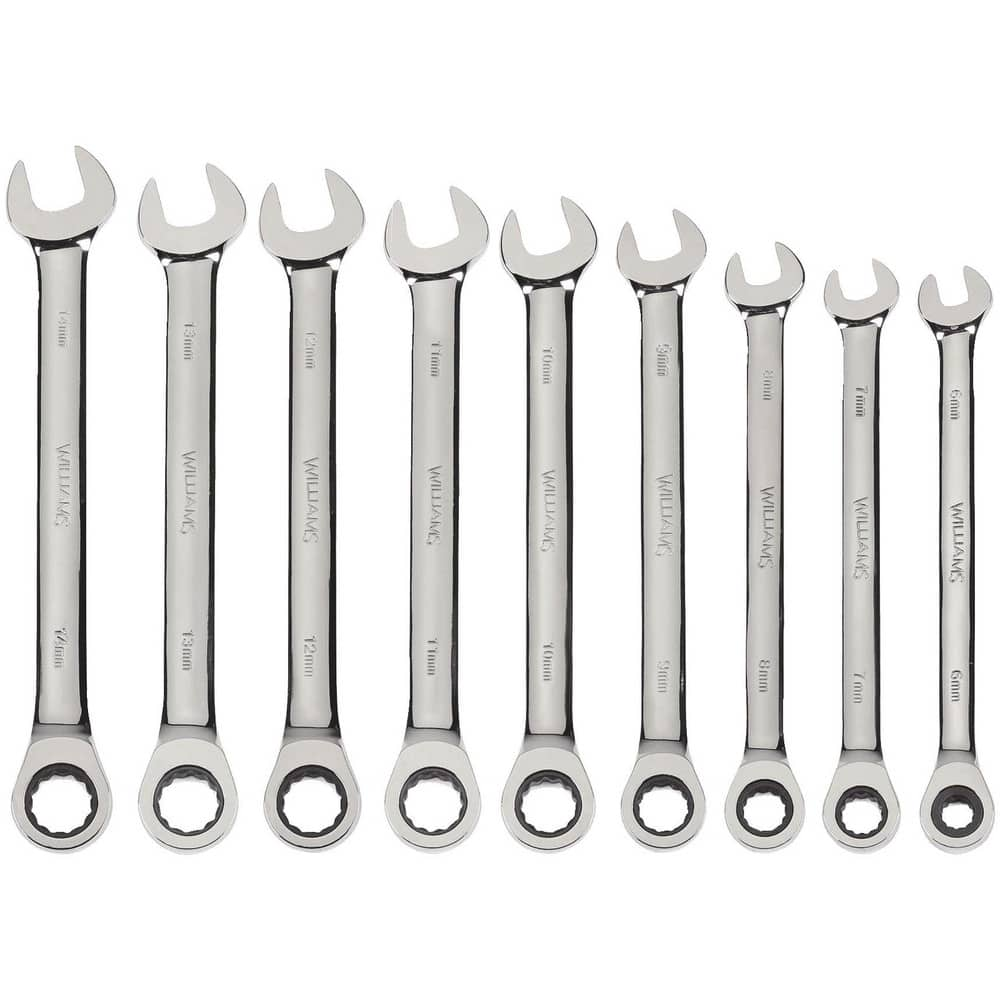 Wrench Sets, Tool Type: Ratcheting Combination Wrench Set , Set Type: Ratcheting Combination Wrench Set , System Of Measurement: Metric  MPN:JHMWS1123NRC