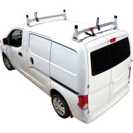 Vantech H1 2 Bar Aluminum Ladder Roof Rack For Nissan NV200 2013-On White H1612W