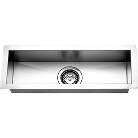 Houzer® CTB-2385 Contempo Trough Series Undermount Stainless Steel Bar/Prep Sink CTB-2385