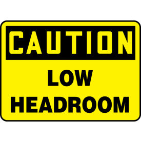 Accuform MECR620VS Caution Sign Low Headroom 10