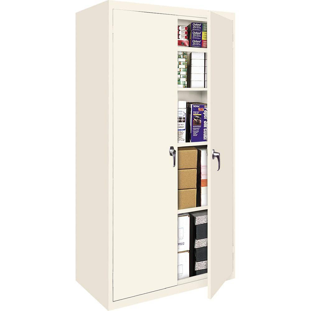 Storage Cabinets, Cabinet Type: Fixed Shelf, Lockable Storage , Cabinet Material: Steel , Width (Inch): 42in , Depth (Inch): 18in  MPN:FS-42-P