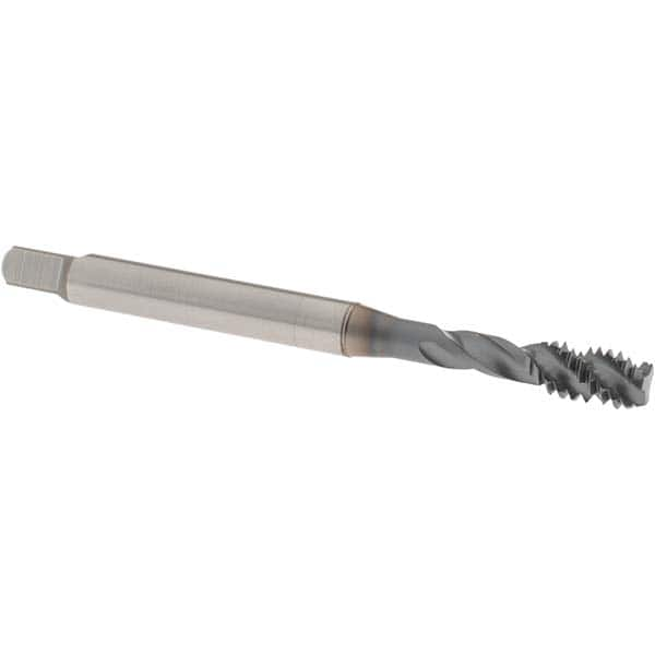 Spiral Flute Tap: 1/4-20 UNC, 3 Flutes, Bottoming, 3B Class of Fit, Powdered Metal, V Coated MPN:1650510708