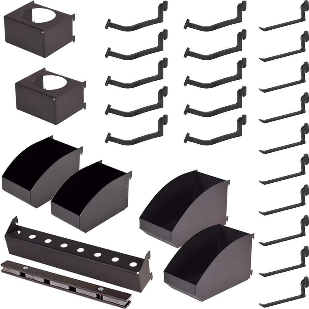 Mobile Bench, Stand & Center Accessories, Accessory Type: 28-Piece Accessory Kit , For Use With: Gridlok Metal Pegboard and Flextur Workbenches  MPN:79058100