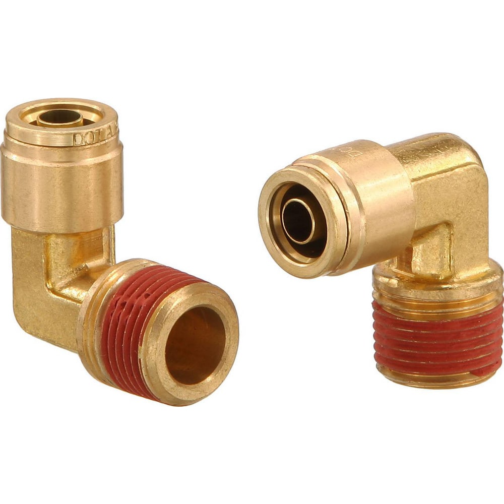 Metal Push-To-Connect Tube Fittings, Connection Type: Push-to-Connect x MNPT , Material: Brass , Tube Outside Diameter: 3/4 , Standards: DOT  MPN:PC69-DOT-128