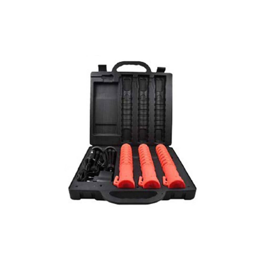 Highway Safety Kits, Kit Type: Emergency Safety Kit, Road Flare , Case Material: ABS , Case Style: Charging Case , Includes: (3) Red LED Baton Flare MPN:1005057