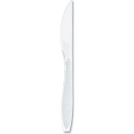 SOLO® Impress Heavyweight Full-Length Knives Polystyrene White 100/Carton SCCHSWKX0007BX