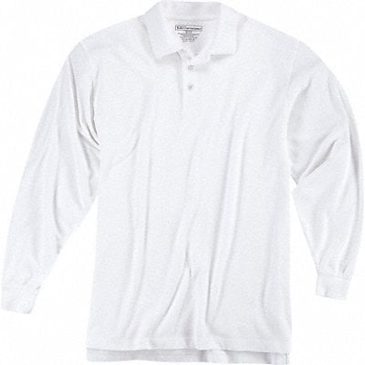 Utility Long Sleeve Polo XL White MPN:72057