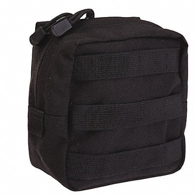 Pouch Black Nylon 6 x 6 In MPN:58713