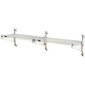 Nexel® Chrome Wall Mount Wire Shelving 24