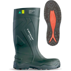 Dunlop® Purofort+® Full Safety Men's Work Boots Size 5 Green E762943-5