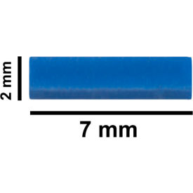 Bel-Art Spinbar Teflon Micro (Flea) Magnetic Stirring Bar 7 x 2mm Blue 371210015