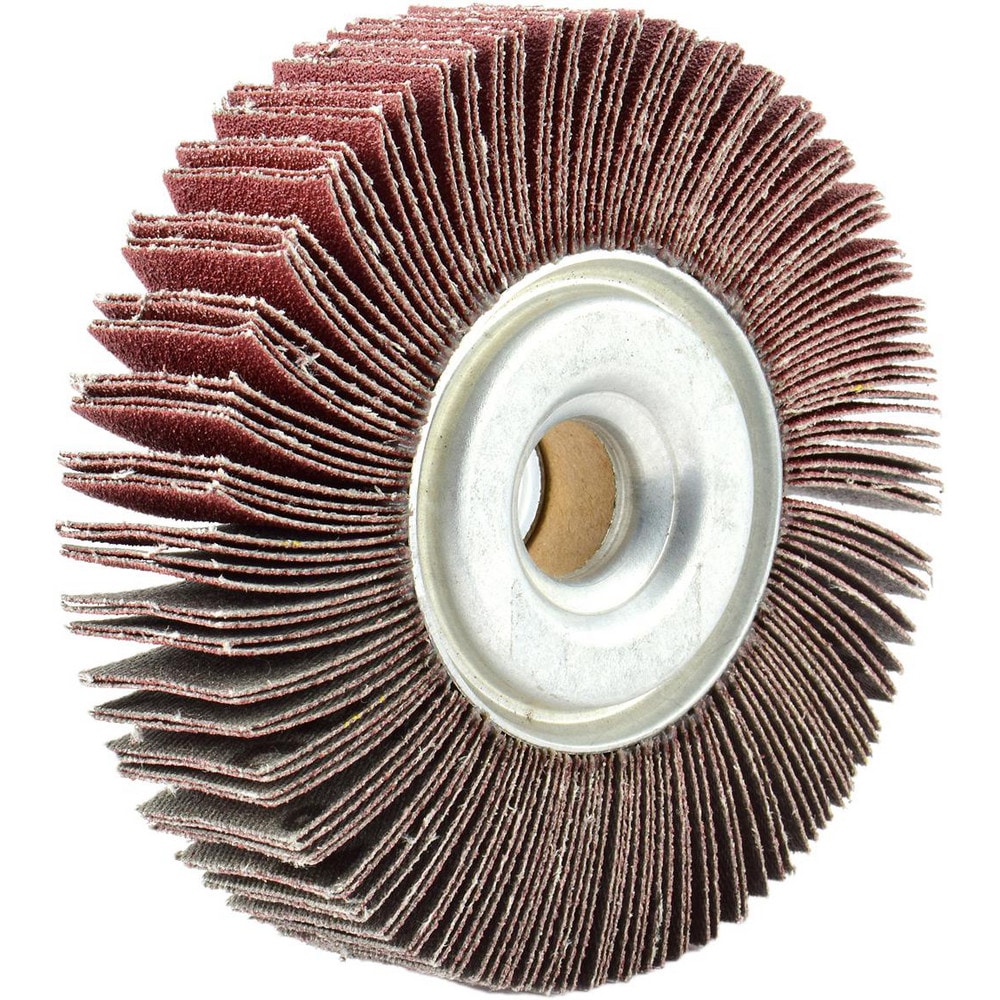 Unmounted Flap Wheels, Abrasive Type: Coated , Abrasive Material: Aluminum Oxide , Outside Diameter (Inch): 6 , Face Width (Inch): 1  MPN:10243