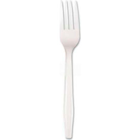 Boardwalk® BWKFORKCT Forks Polystyrene  White 1000/Carton BWKFORKCT