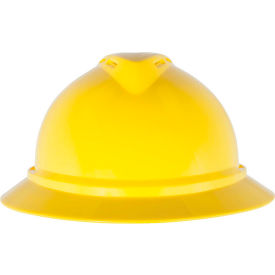 MSA V-Gard® 500 Hat Vented 6-Point Fas-Trac III Yellow - Pkg Qty 20 10167952