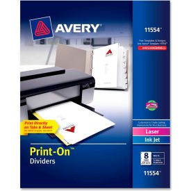 Avery Customizable Print-On Divider 8.5