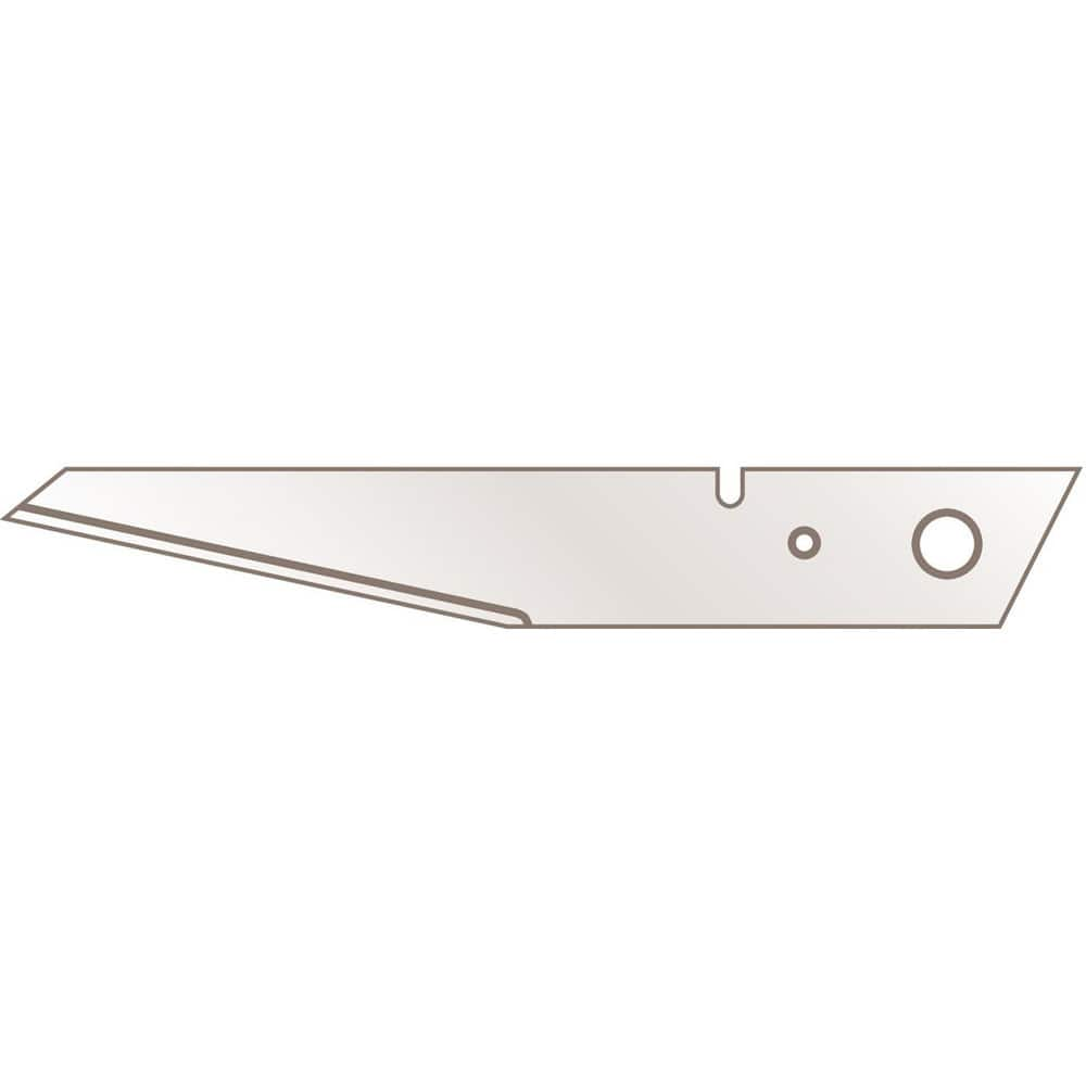 Knife Blades, Blade Type: Special Purpose, Double Bevel , Blade Point Type: Sharp , Blade Edge Type: Curved , Blade Length (mm): 135.5000  MPN:112.62