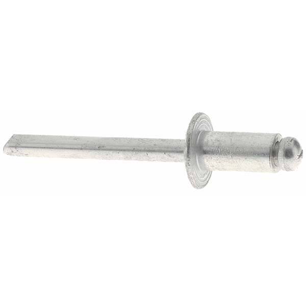 Open End Blind Rivet: Size 84, Dome Head, Aluminum Body, Aluminum Mandrel MPN:C88114