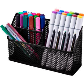 LockerMate It's Academic Magnetic Pencil Holder Black 5045-BLK