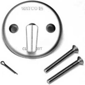 Watco 18702-BN Trip Lever Overflow Plate Kit Two Screws One Cotter Pin Brushed Nickel 18702-BN