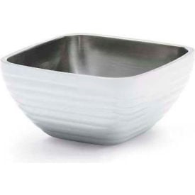 Vollrath® Square Insulated Serving Bowls 4761950 0.75 Quart Pearl White - Pkg Qty 6 4761950