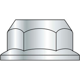 Serrated Hex Flange Nut - 7/16-14 - Zinc CR+3 - Case Hardened Steel - UNC - Pkg of 100 - BBI 857300 857300