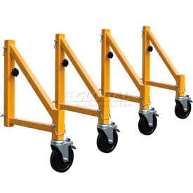 Metaltech Outriggers w/ Casters for Steel Maxi Scaffold - 4 Pack - I-CIS04 I-CIS04